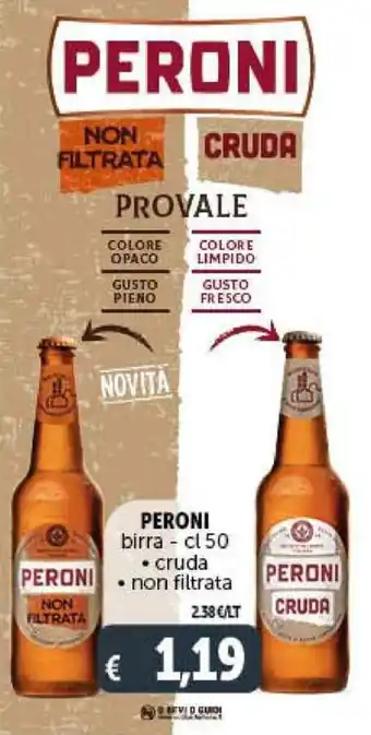 PERONI birra - cl 50