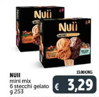Deco Supermercati NUII mini mix 6 stecchi gelato g253 offerta