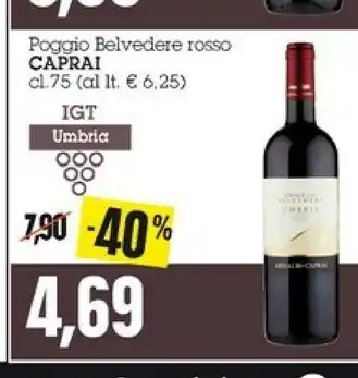 Caprai Poggio Belvedere Rosso