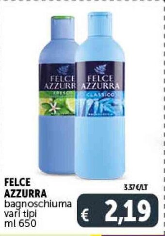 FELCE AZZURRA bagnoschiuma vari tipi ml 650