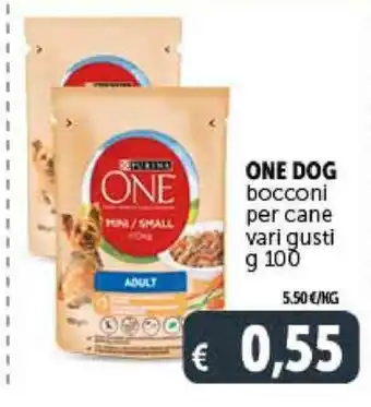 ONE DOG bocconi per cane vari gusti g100