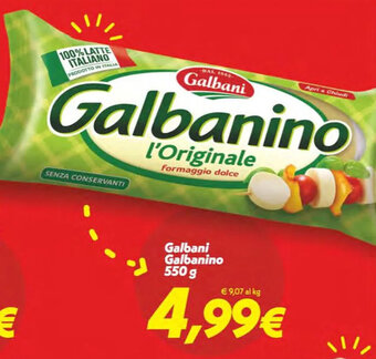 Iper Super Conveniente Galbani Galbanino 550 g offerta