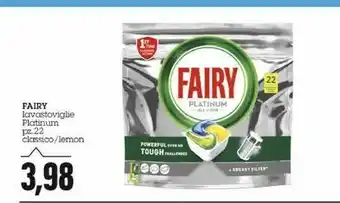 Emi Supermercati Fairy Lavastoviglie Platinium 22 Pezzi offerta