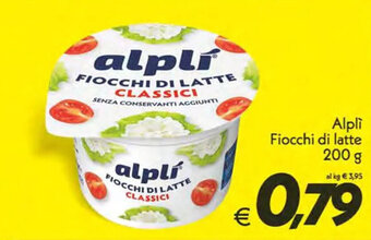 Iper Super Conveniente Alplì Fiocchi di latte 200 g offerta