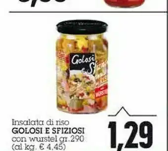 Emi Supermercati Golosi E Sfiziosi Insalata Di Riso Con Wurstel offerta