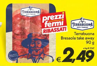 Terrabuona Bresaola take away 90 g