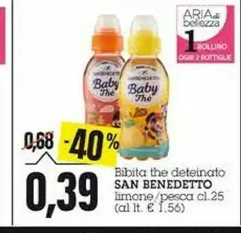 San Benedetto Bibita The Deteinato Limone / Pesca