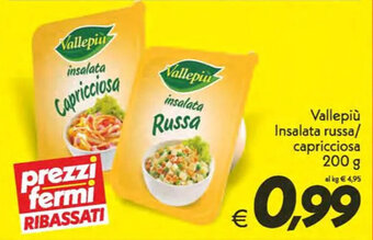 Iper Super Conveniente Vallepiù Insalata russa/ capricciosa 200 g offerta