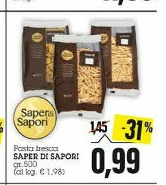 Emi Supermercati Saper di sapori Pasta Fresca offerta