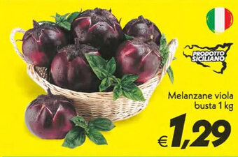 Melanzane viola busta 1 kg