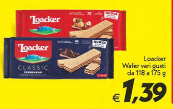 Loacker Wafer vari gusti da 118 a 175 g