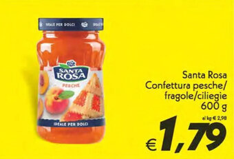 Santa Rosa Confettura pesche/ fragole/ciliegie 600 g