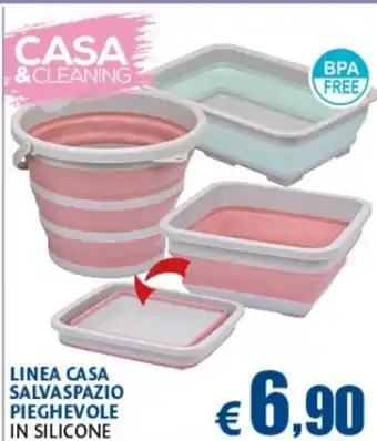 LINEA CASA SALVASPAZIO PIEGHEVOLE IN SILICONE