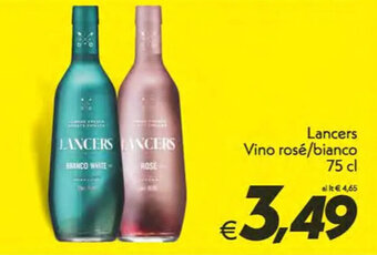 Iper Super Conveniente Lancers Vino rosé/bianco 75 cl offerta