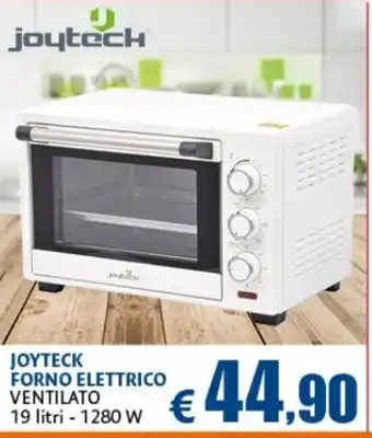 JOYTECK FORNO ELETTRICO VENTILATO 19 litri - 1280 W