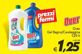 Iper Super Conveniente Over Gel Bagno/Candeggina 1,25 lt offerta