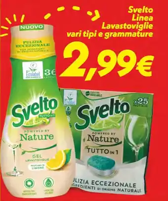 Iper Super Conveniente Svelto Linea Lavastoviglie vari tipi e grammature offerta