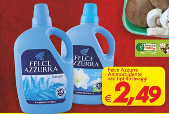 Iper Super Conveniente Felce Azzurra Ammorbidente vari tipi 45 lavaggi offerta