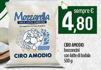Ciro Amodio CIRO AMODIO bocconcini con latte di bufala 500 g offerta