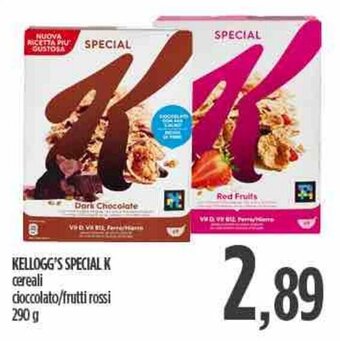 Ciro Amodio KELLOGG'S SPECIAL K cereali cioccolato/frutti rossi 290 g offerta