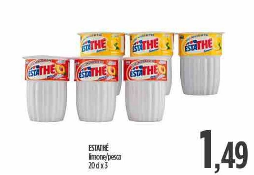 Ciro Amodio ESTATHÉ limone/pesca 2 cl x 3 offerta