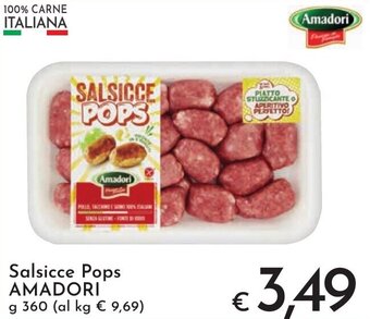 Eurospesa Salsicce Pops AMADORI g 360 offerta
