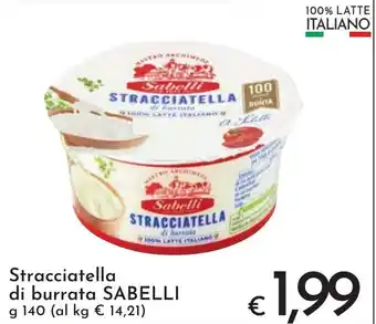 Stracciatella di burrata SABELLI g 140