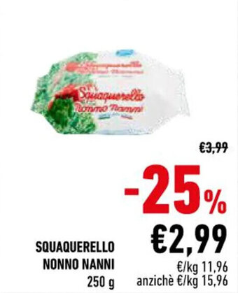 Conad SQUAQUERELLO NONNO NANNI 250 g offerta