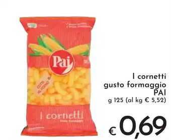 Eurospesa I cornetti gusto formaggio PAI g 125 offerta
