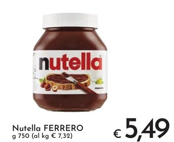 Eurospesa Nutella FERRERO g 750 offerta