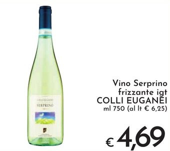 Vino Serprino frizzante igt COLLI EUGANEI ml 750