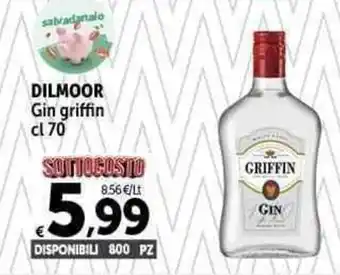 Carrefour Market DILMOOR Gin griffin cl 70 offerta