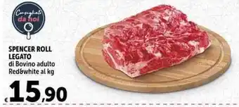 Carrefour Market SPENCER ROLL LEGATO di Bovino adulto Red&white al kg offerta