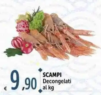 Carrefour Market SCAMPI Decongelati al kg offerta