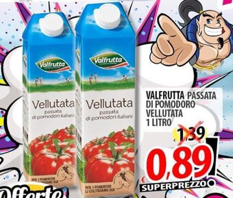 VALFRUTTA PASSATA DI POMODORO VELLUTATA 1 LITRO