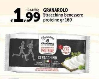 Carrefour Market GRANAROLO Stracchino benessere proteine gr 160 offerta