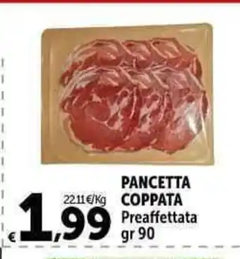 Carrefour Market PANCETTA COPPATA Preaffettata gr 90 offerta
