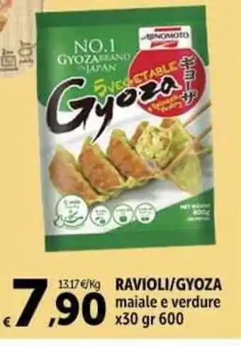 RAVIOLI/GYOZA maiale e verdure x30 gr 600