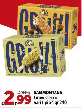 SAMMONTANA Gruvi stecco vari tipi x4 gr 240