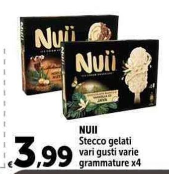 Carrefour Market NUII Stecco gelati vari gusti varie grammature x4 offerta