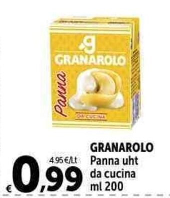 GRANAROLO Panna uht da cucina ml 200