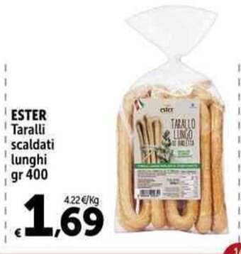 Carrefour Market ESTER Taralli scaldati lunghi gr 400 offerta