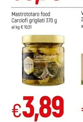 Famila Mastrotaro Food Carciofi Grigliati offerta