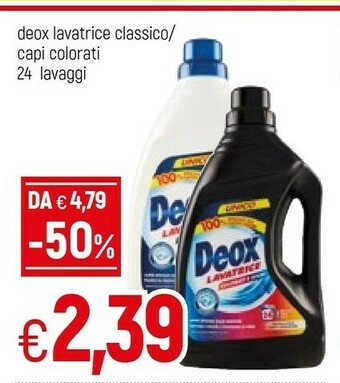 Famila Deox Lavatrice Classico offerta
