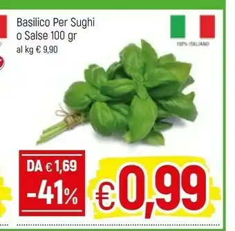 Famila Basilico Per Sughi O Salse offerta