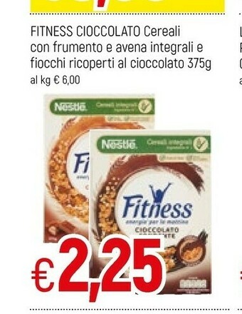 Famila Nestlè Fitness Cioccolato Cereali Con Frumento E Avena Integrali offerta
