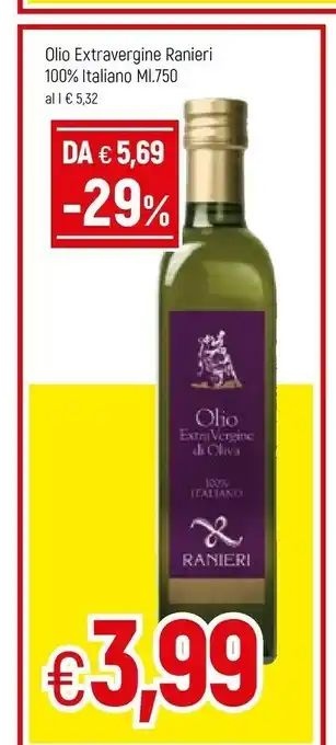 Famila Ranieri - Olio Extra Vergine Di Oliva Italiano 750 G(ml) offerta