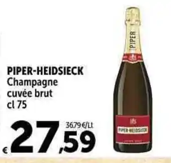 PIPER-HEIDSIECK Champagne cuvée brut cl 75