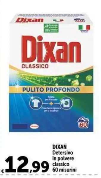 DIXAN Detersivo in polvere classico 60 misurini