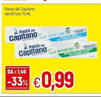 Famila Pasta Del Capitano Dentifricio offerta